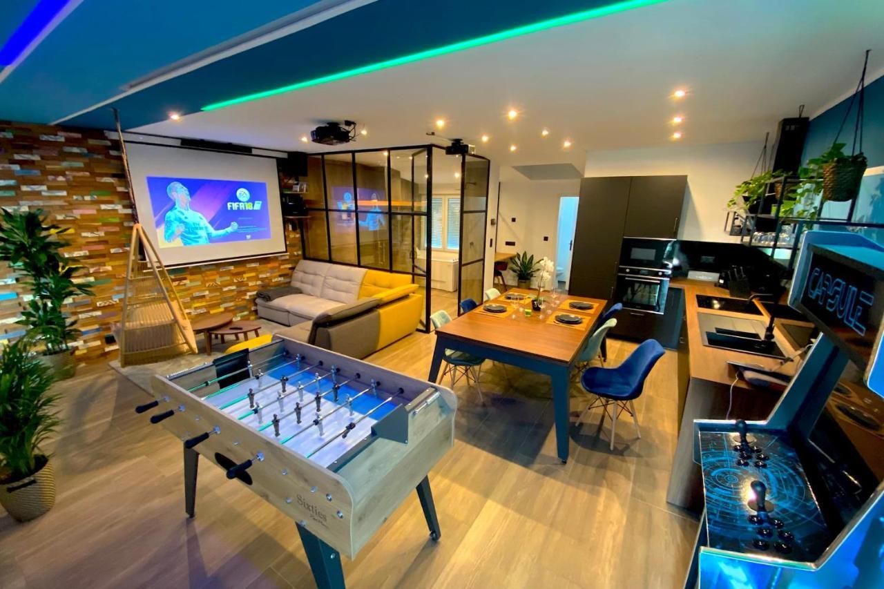 Apartamento Capsule Gaming Balneo & Billard & Babyfoot & Sauna 2 Valenciennes