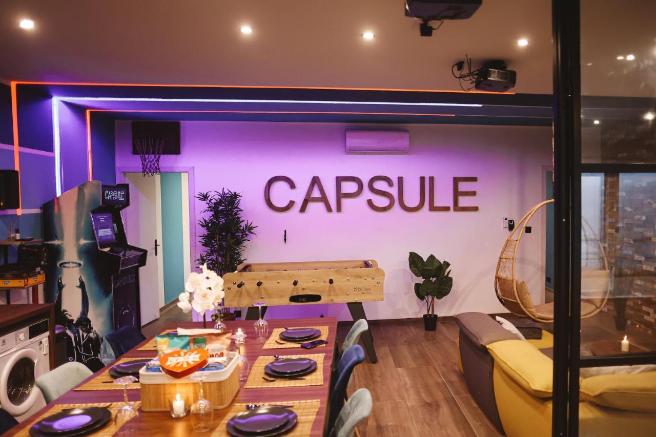 Capsule Gaming Balneo & Billard & Babyfoot & Sauna 2 Apartamento Valenciennes